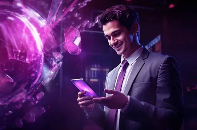 Visualisasi lapisan keamanan siber dengan enkripsi dan firewall